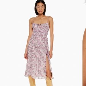Wilfred Pink Genoa Midi Dress NWT